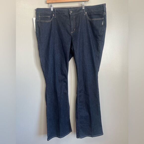 Silver jeans Elyse slim boot jeans size 24 indigo New eliminates muffin top - Picture 1 of 5